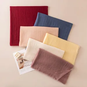 Soft solid color lightweight cashmere scarf shawl available in multiple elegant pastel shades