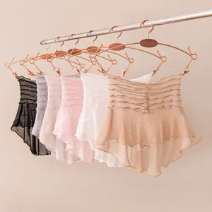 Detailed view of lightweight mesh sun protection fake collars in assorted neutral colors