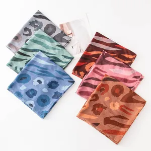 Collection of ethnic print scarves in multiple colors for spring and summer beach wear