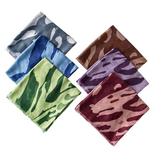 Lot de foulards d'été fins avec imprimé vagues pour la protection solaire et la plage