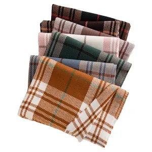 Zachte imitatie kasjmier geruite sjaals in diverse kleuren voor herfst en winter warmte