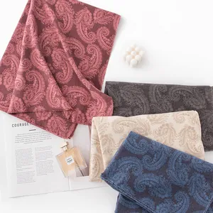 Elegant thickened paisley print imitation cashmere long scarf and shawl for autumn winter