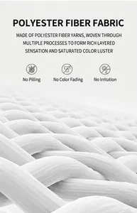 Vista macro detallada que muestra la textura del tejido de fibra de poliéster de alta calidad