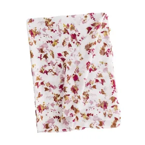 Elegant floral printed cashmere-like scarf for women autumn and winter fashion shawl
