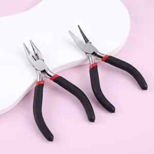 Mini Schmuckzange Spitzzange Rundzange DIY Schmuckherstellung Perlenstickerei Drahtwickeln Handgefertigt Edelstahl Werkzeug