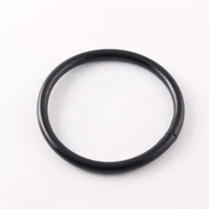 Detailed view of a minimalist matte black silicone bangle bracelet for women fashion