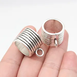 Vintage Zinklegierung Gestreifte Schalschnalle Für Damen Zylinder Schalring Verschluss Bekleidungszubehör Dekoration Schmuck
