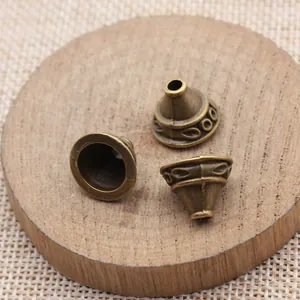 Cônes de perles en alliage bronze vintage pour bijoux DIY