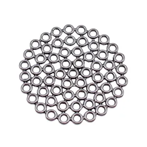 Connecteur rond évidé en argent antique pour la création de bijoux, pendentif 45x45mm pièce