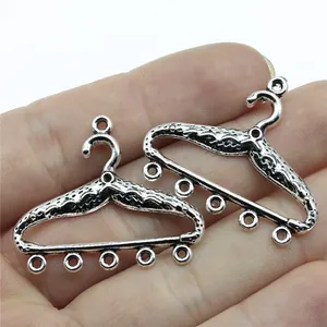 Connecteur Cintre Argent Antique Vintage Alliage de Zinc Rétro Pendentif Fourniture de Bijouterie Pour DIY Boucles d'Oreilles