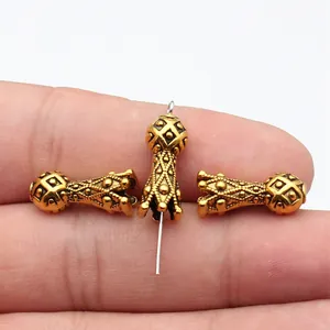 Antikgold Imam Gebetskappenperle Abstandshalter Zinklegierung Vintage Tasbih Anhänger Für Schmuckherstellung DIY Zubehör