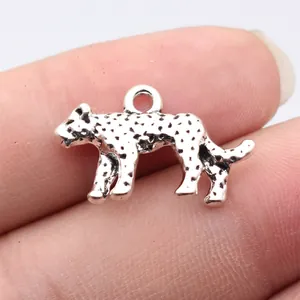 3D Leopard Alloy Pendant Charms Zinc Alloy Animal Shape For DIY Jewelry Making Necklaces Bracelets Retro ZAKKA Style