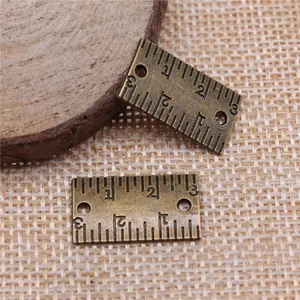 21mm bronze ruler-shaped connector charms for DIY handicraft jewelry making