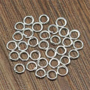 Anellini Aperti in Ferro per Creazione Gioielli Connettori Fai da Te Bracciale Collana Componenti Accessori Galvanizzati