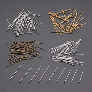 Iron Flat Head T-Pins Jewelry Making Findings Multiple Colors And Sizes For DIY Earrings Bracelet Necklace Accessories