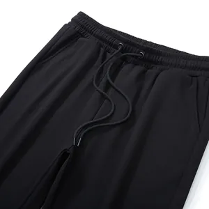Classic men's loose fit winter joggers with elastic drawstring waist and side pockets