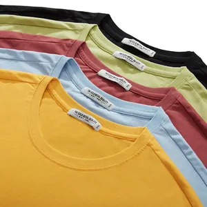 Premium oversized cotton blend drop shoulder T-shirts in multiple colors for men
