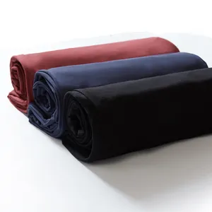 Loose plus-size casual joggers for men in burgundy, navy, and black fabric colors