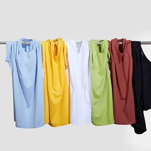 Men Plus Size Cotton T-Shirt Solid Color Loose Drop Shoulder Short Sleeve Top Casual Streetwear Summer Pullover Tee