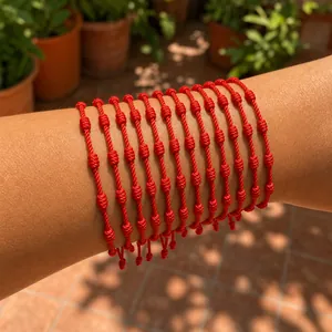 Minimalistische Handgevlochten Koordarmband Voor Dames Heren Verstelbaar Rood Oranje Zwart Blauw Zomerse Boheemse Geweven Touwarmband Cadeau