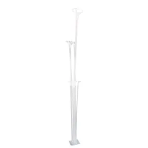 Transparent table and floor balloon stand column for wedding and party decorations