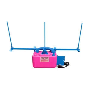 Portable electric balloon pump machine with sizing rods for professional party decor