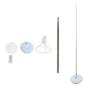 Adjustable telescopic balloon column stand kit with water bag base for wedding party decor