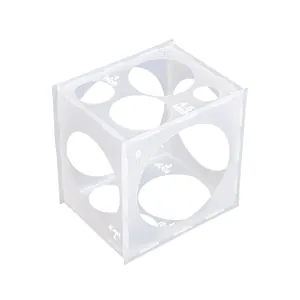 Cubo medidor de globos profesional de 11 agujeros para decoraciones de eventos precisas