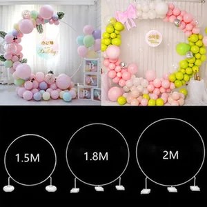 Metal balloon arch stand in 1.5M, 1.8M, and 2M sizes for wedding and party