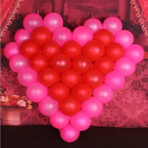 Thickened Latex Balloons Mini Heart Shaped Decorations For Wedding Room Proposal Party Background Wall Celebration Atmosphere
