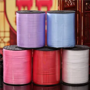 Polypropylene Decorative Ribbon For Balloons Wedding Party Decor DIY Gift Wrapping Embossed Texture Glossy Finish Craft Ribbon