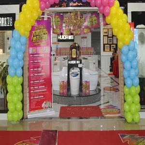 Durable carbon fiber balloon arch frame stand for wedding and store opening events