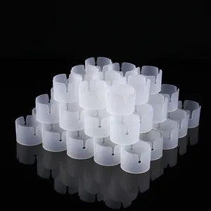 Durable translucent plastic connectors for wedding balloon arch poles and event decor