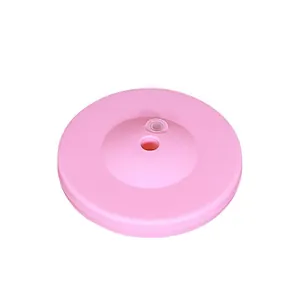 Durable pink circular water-fillable base stand for balloon arch and party column