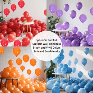 Palloncini in lattice opaco colorati da 10 pollici per decorazioni di nozze e feste