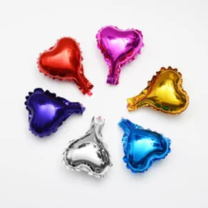 Vibrant collection of 22-inch heart-shaped foil balloons in multiple colors for festive events