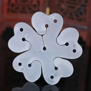 Clip para globos con forma de flor de ciruelo para decoraciones de bodas y fiestas