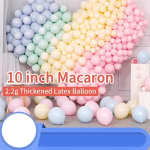 Macaron Latex Luftballons Für Hochzeit Geburtstag Party Dekoration Verdickt Rund Matt Romantische Event Zubehör Party Gastgeschenke