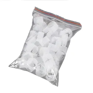 Bulk white plastic balloon arch ring clips for wedding party decoration