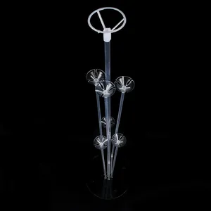 Clear Balloon Stand Kit 70cm Reusable Table Balloon Holder For Birthday Party Wedding Event Decoration Plastic Centerpiece Display Stand