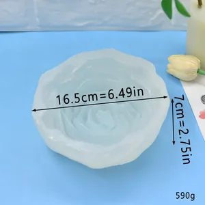 Dettaglio stampo in silicone peonia grande con dimensioni e peso