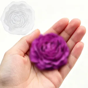 Rosenblüten-Silikonform für DIY-Duftkerzen und handgefertigte Seife Detail