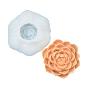 3D Lotusblume Silikonform für DIY-Kerzen, Harzhandwerk und handgemachte Seifenherstellung