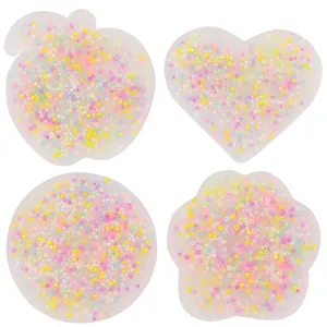 Stressabbau Silikonform Herz Rund Apfel Form Für DIY Seife Kerze Fondant Herstellung Handgefertigte Bastelbedarf Zubehör