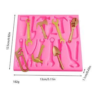 Stampo in silicone professionale per attrezzi da cucina e torte, dimensioni 13x12,5 cm