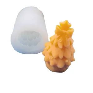 DIY Christmas tree silicone mold for scented candles and handmade soap gypsum crafts