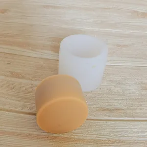 Gedetailleerd overzicht van de cilindrische siliconen mal voor geurkaarsen en mousse cakes