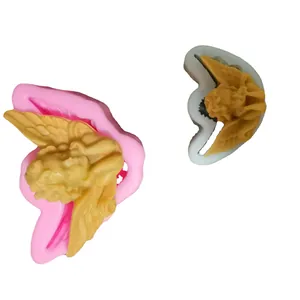 Detailreiche Silikonform Engel mit Flügeln für Fondant- und Schokoladenkuchen Dekoration