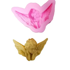 3D Engel-Silikonform für DIY Fondant-Torten-Dekoration und Schokoladen-Handwerk