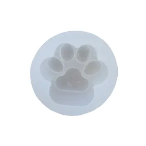 Molde de silicona pata de gato para velas aromáticas, chocolate y mousse de pastelería